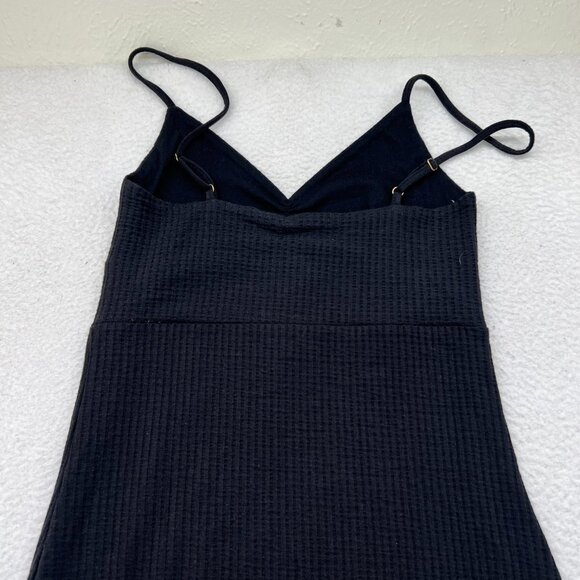 L*SPACE Imogen Terry Dress in Black Small New Womens Midi Coverup - Picture 8 of 8